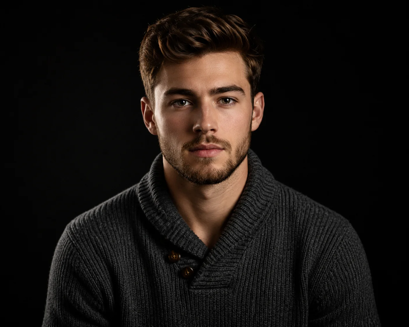 Outdoor-style AI headshot
