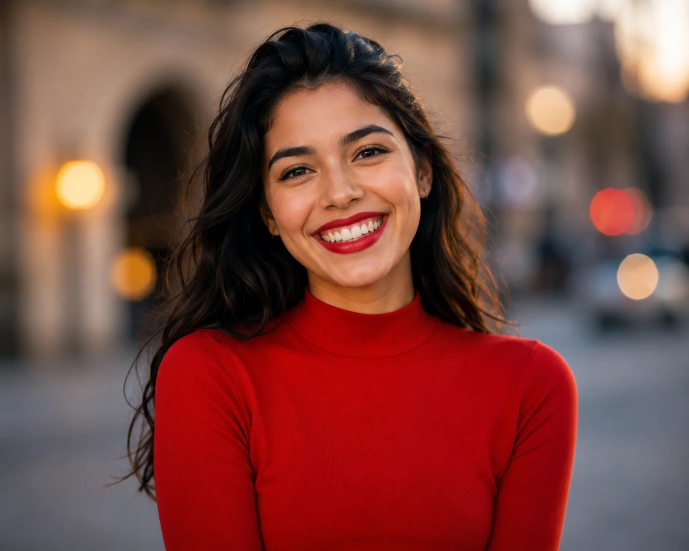 Studio-style AI headshot